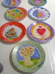 peinture sur porcelaine Atelier des soleils et des lunes
