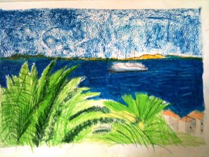 La mer par Louis (5 ans)